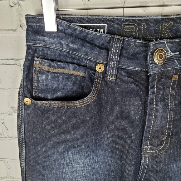BLACK BULL | regular slim leg low waist dark wash jeans - Picture 4 of 11